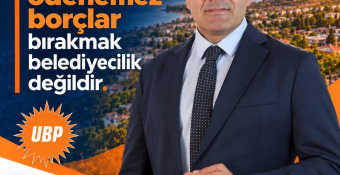 Bizden sonra geleceklere ödenemez borçlar bırakmak belediyecilik değildir.