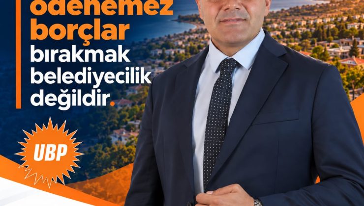 Bizden sonra geleceklere ödenemez borçlar bırakmak belediyecilik değildir.